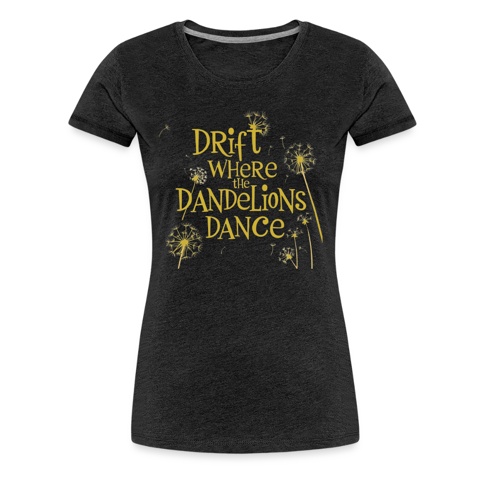 Drift Where the Dandelions Dance Tee | Toddler 2T-4T | Mommy & Me Matching - charcoal grey