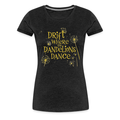 Drift Where the Dandelions Dance Tee | Toddler 2T-4T | Mommy & Me Matching - charcoal grey