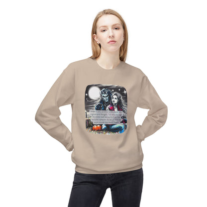 Midnight Harvest Hayride (Beautiful Monsters Collection) - Unisex Midweight Softstyle Fleece Crewneck Sweatshirt, Multiple Colors Available