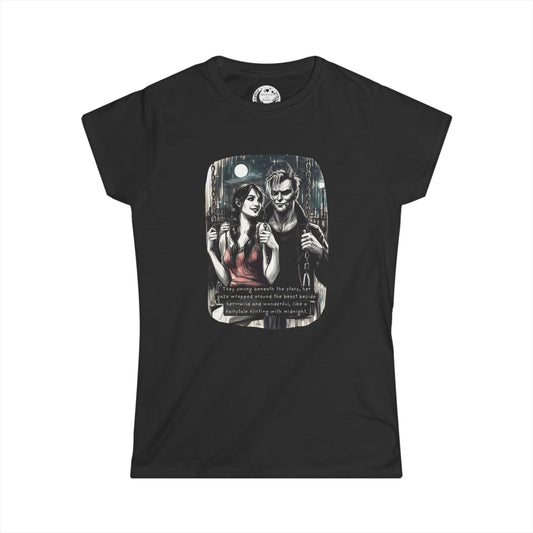 Swing Me to the Moon (Beautiful Monsters Collection) - Women's Softstyle Tee, Multiple Colors Available