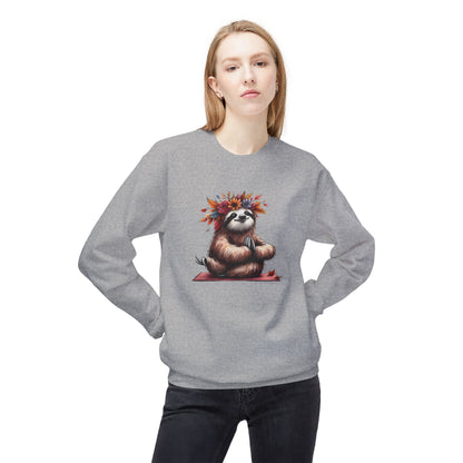 Sloth's Bliss - Unisex Midweight Softstyle Fleece Crewneck Sweatshirt, Multiple Colors Available