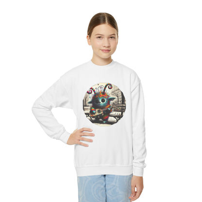 Youth Crewneck Sweatshirt - Jamblie Monster (Multiple Colors Available)