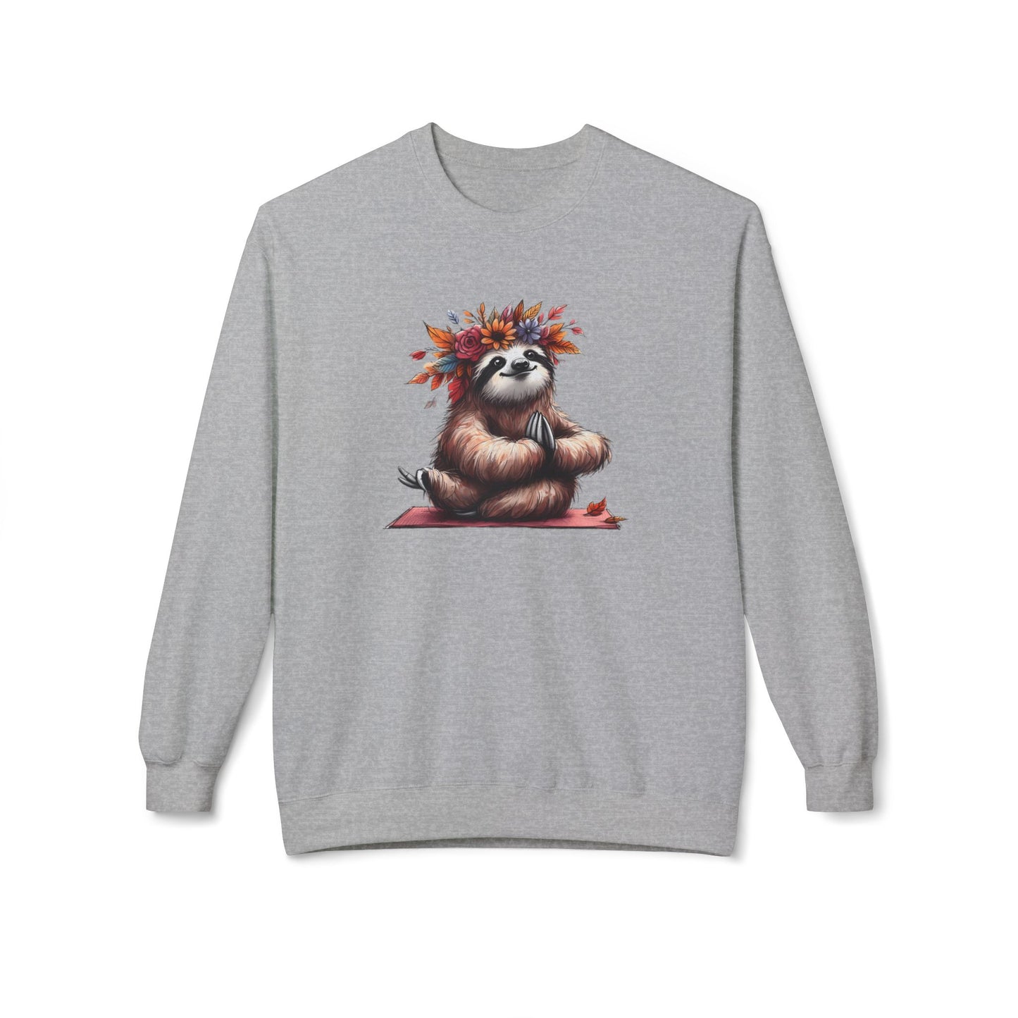 Sloth's Bliss - Unisex Midweight Softstyle Fleece Crewneck Sweatshirt, Multiple Colors Available