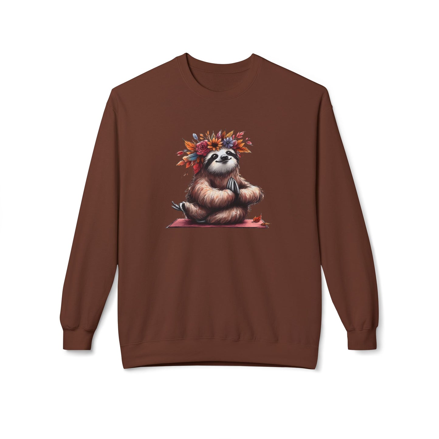 Sloth's Bliss - Unisex Midweight Softstyle Fleece Crewneck Sweatshirt, Multiple Colors Available