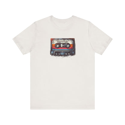 Mixtape Tee with Funny Hyper-Specific Theme - 'Artisanal Lo-Fi Chill-Hop with Vintage Vinyl Crackles' Unisex T-Shirt