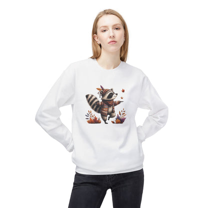 Racoon's Bliss - Unisex Midweight Softstyle Fleece Crewneck Sweatshirt, Multiple Colors Available