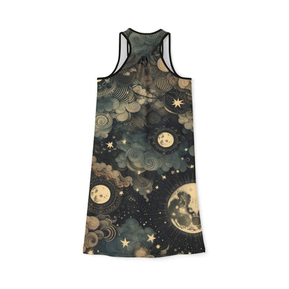 Racerback Dress - Dreamy Celestial Whimsy