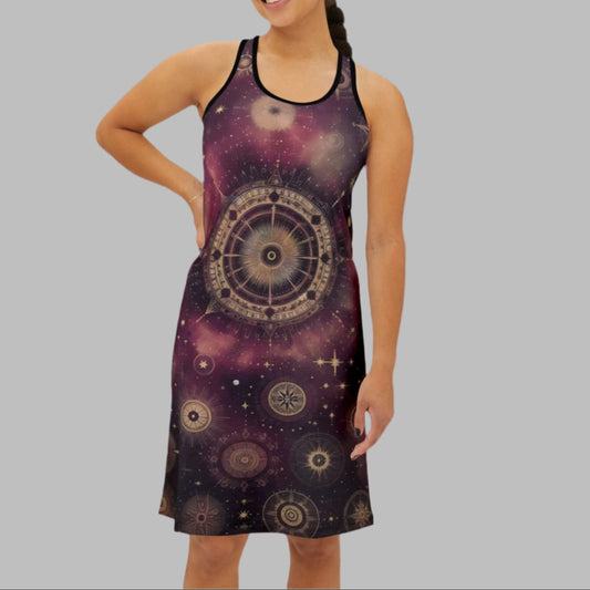 Racerback Dress - Cosmic Bliss