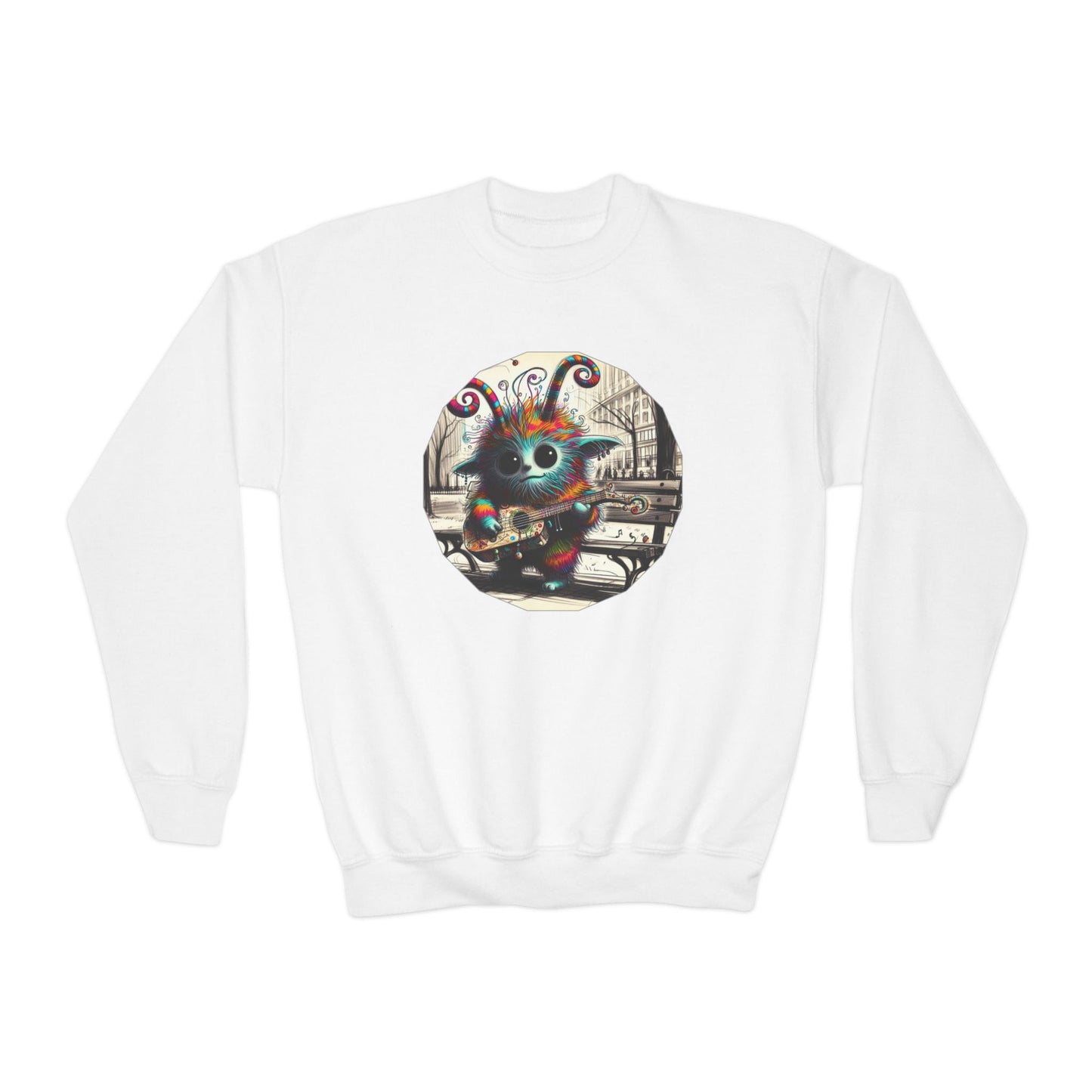 Youth Crewneck Sweatshirt - Jamblie Monster (Multiple Colors Available)