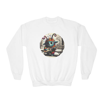 Youth Crewneck Sweatshirt - Jamblie Monster (Multiple Colors Available)