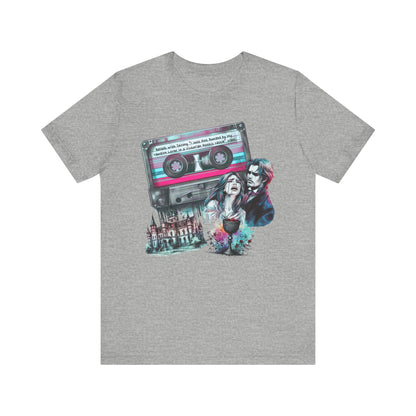 Mixtape T-Shirt - "Vampire Breakup Ballads" Collage, Unisex Tee with Retro Design, Great Gift for Music Lovers