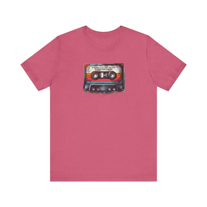 Mixtape Tee with Funny Hyper-Specific Theme - 'Artisanal Lo-Fi Chill-Hop with Vintage Vinyl Crackles' Unisex T-Shirt