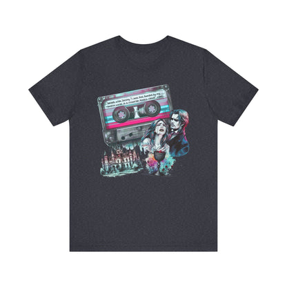 Mixtape T-Shirt - "Vampire Breakup Ballads" Collage, Unisex Tee with Retro Design, Great Gift for Music Lovers