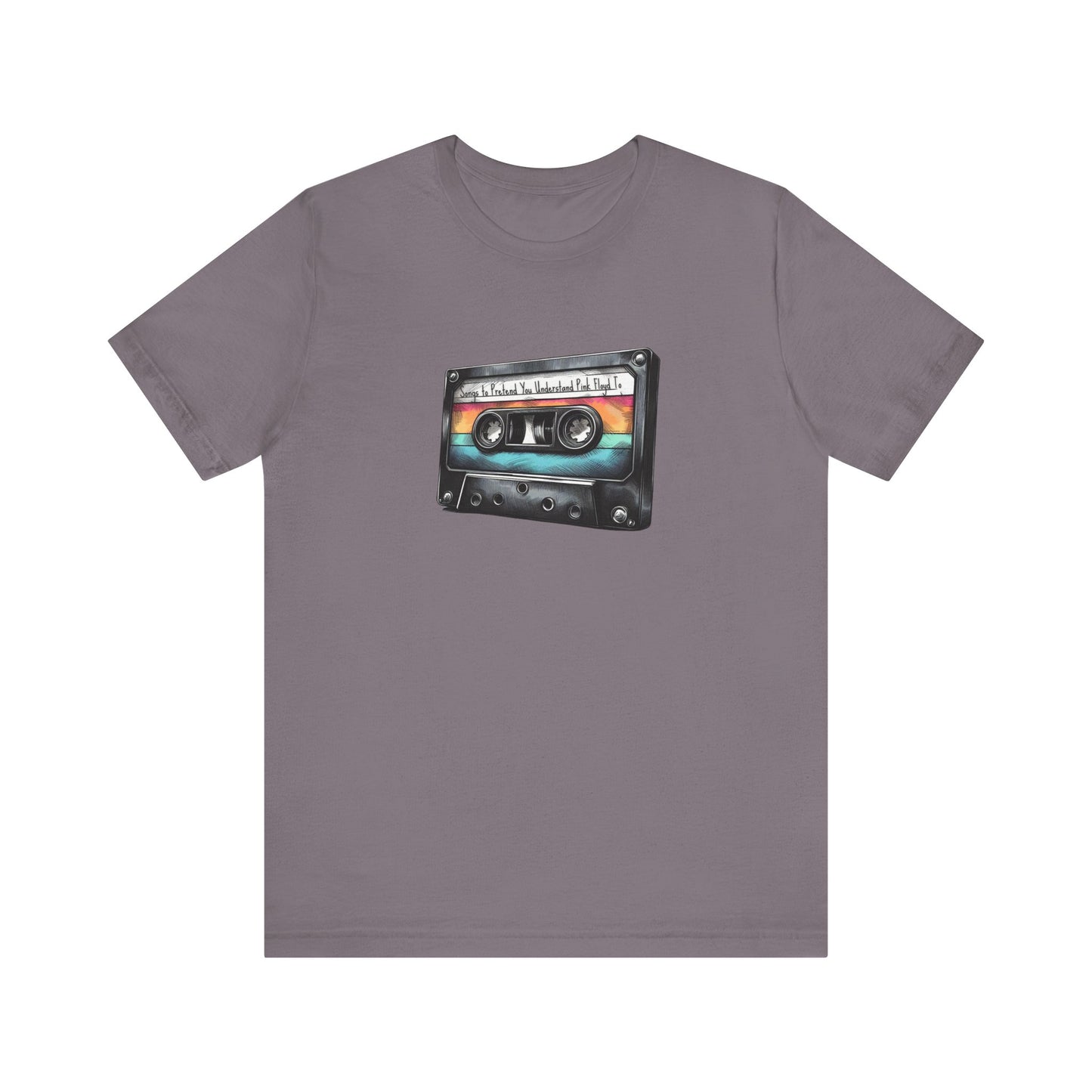 "Songs to Pretend You Understand Pink Floyd To" Mixtape T-shirt - Unisex Jersey Short Sleeve Tee