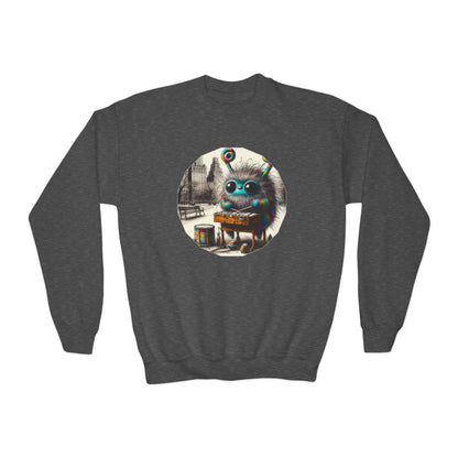 Youth Crewneck Sweatshirt - Jamblie Monster (Multiple Colors Available)