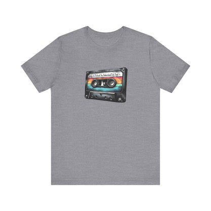 "Songs to Pretend You Understand Pink Floyd To" Mixtape T-shirt - Unisex Jersey Short Sleeve Tee