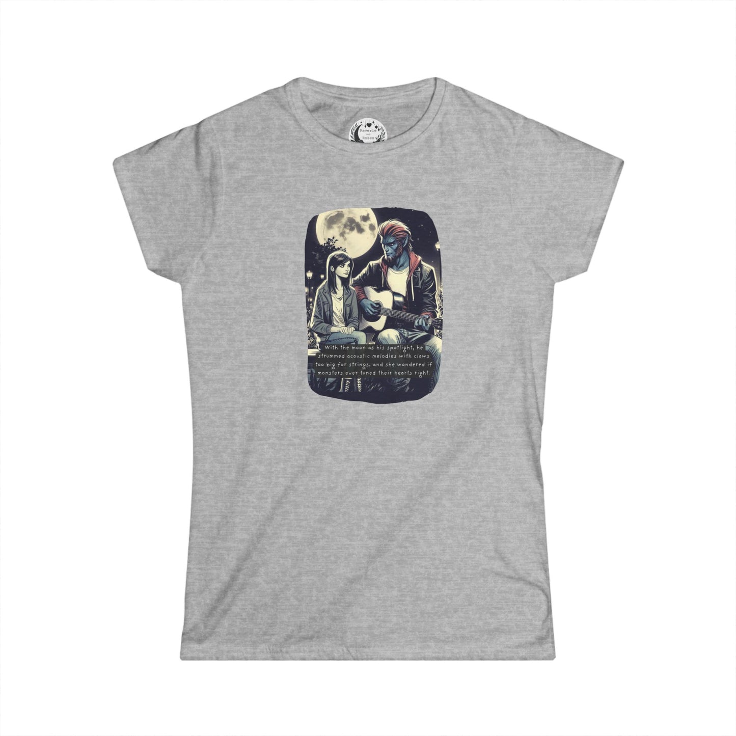 Tune Under the Moon (Beautiful Monsters Collection) - Women's Softstyle Tee