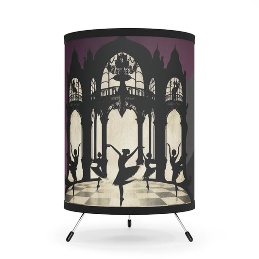 Tripod Table Lamp - Gothic Ballet