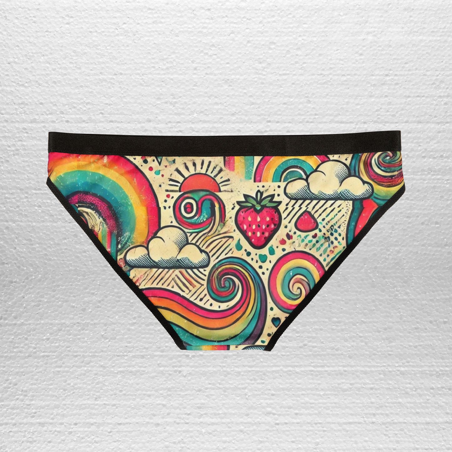 Women's Underwear - Rad Rainbows, Strawberries, & Sunshine