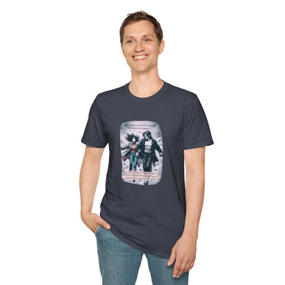 Snow Angels and Shadows (Beautiful Monsters Collection) - Unisex Softstyle T-Shirt, Multiple Colors Available