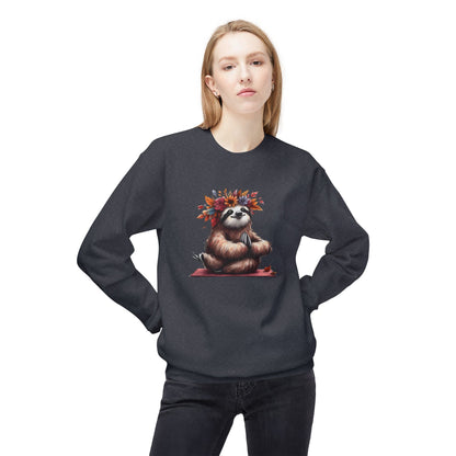 Sloth's Bliss - Unisex Midweight Softstyle Fleece Crewneck Sweatshirt, Multiple Colors Available