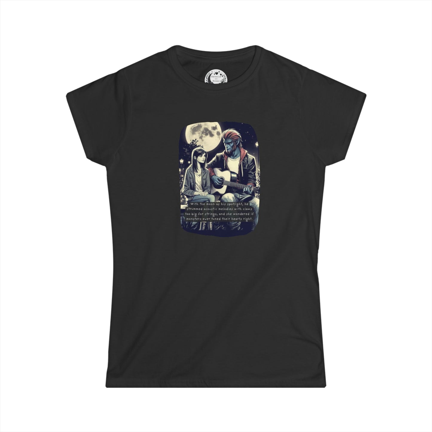 Tune Under the Moon (Beautiful Monsters Collection) - Women's Softstyle Tee