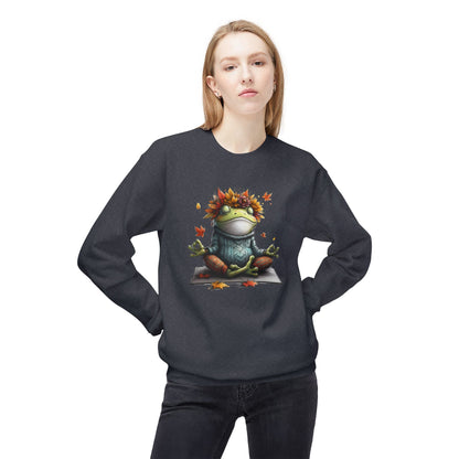 Frog's Bliss - Unisex Midweight Softstyle Fleece Crewneck Sweatshirt, Multiple Colors Available