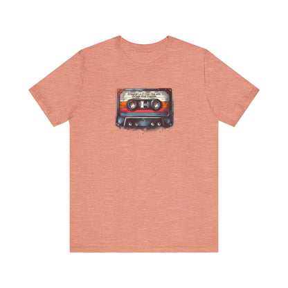 Mixtape Tee with Funny Hyper-Specific Theme - 'Artisanal Lo-Fi Chill-Hop with Vintage Vinyl Crackles' Unisex T-Shirt