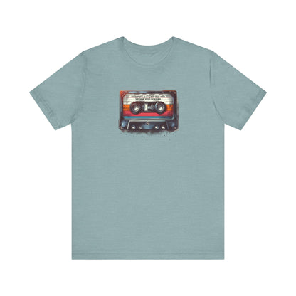 Mixtape Tee with Funny Hyper-Specific Theme - 'Artisanal Lo-Fi Chill-Hop with Vintage Vinyl Crackles' Unisex T-Shirt