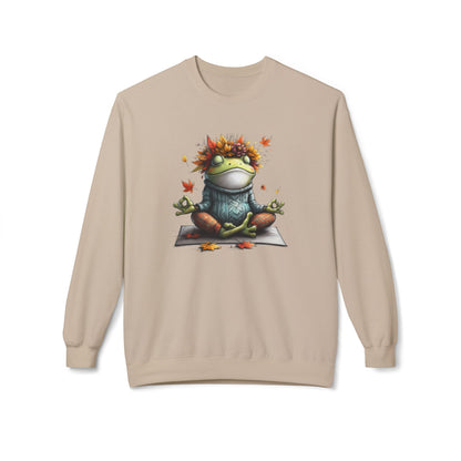 Frog's Bliss - Unisex Midweight Softstyle Fleece Crewneck Sweatshirt, Multiple Colors Available