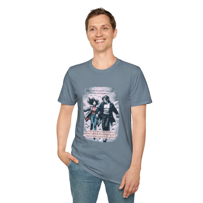 Snow Angels and Shadows (Beautiful Monsters Collection) - Unisex Softstyle T-Shirt, Multiple Colors Available