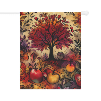 Porch or Yard Flag / Garden Banner - Majestic Autumn Tree