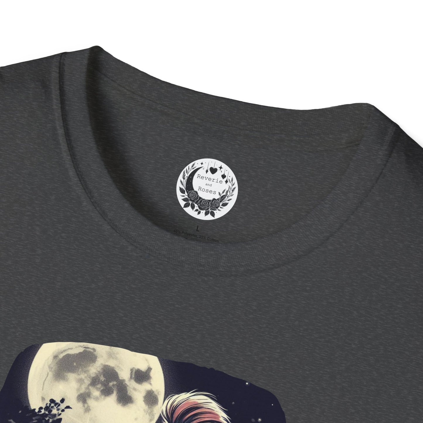 Tune Under the Moon (Beautiful Monsters Collection) - Unisex Softstyle T-Shirt, Multiple Colors Available