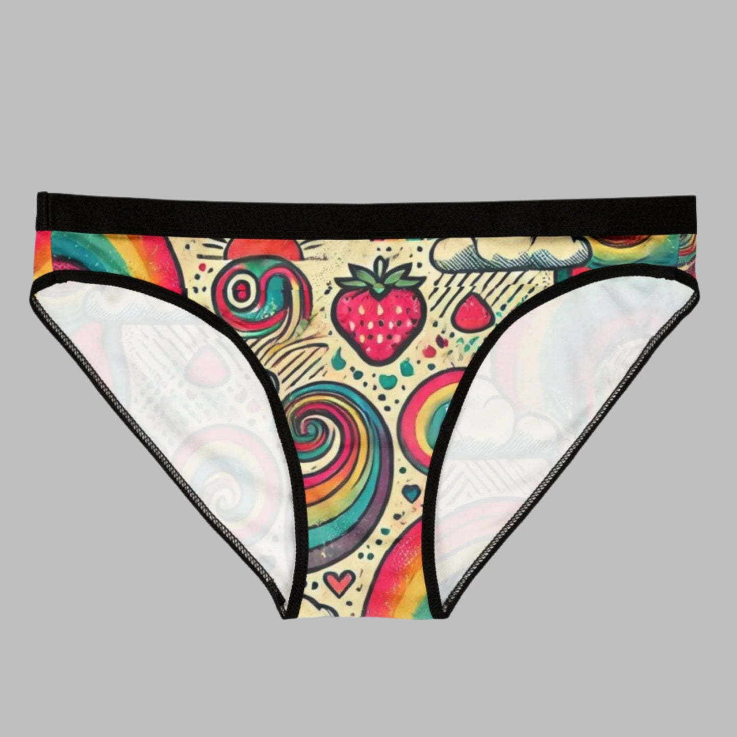 Women's Underwear - Rad Rainbows, Strawberries, & Sunshine