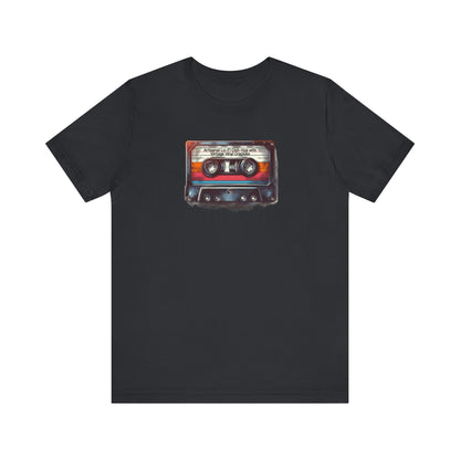 Mixtape Tee with Funny Hyper-Specific Theme - 'Artisanal Lo-Fi Chill-Hop with Vintage Vinyl Crackles' Unisex T-Shirt