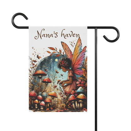 Customizable Garden Flag - Autumn Fairy's Haven