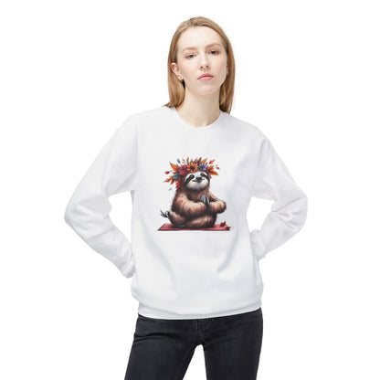 Sloth's Bliss - Unisex Midweight Softstyle Fleece Crewneck Sweatshirt, Multiple Colors Available