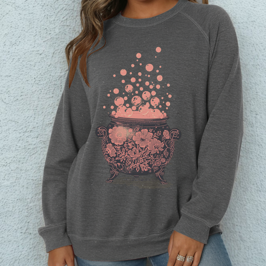 Floral Cauldron Sweatshirt | Lane Seven French Terry Pullover