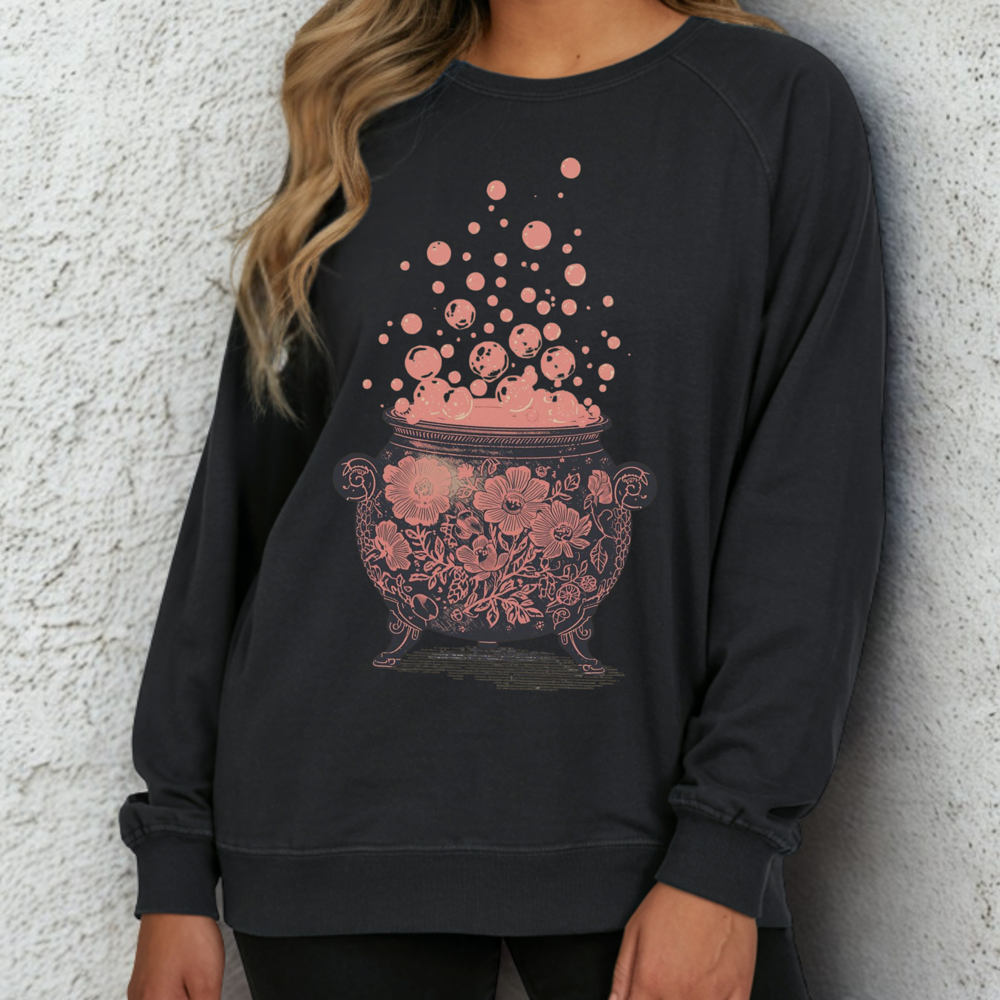 Floral Cauldron Sweatshirt | Lane Seven French Terry Pullover