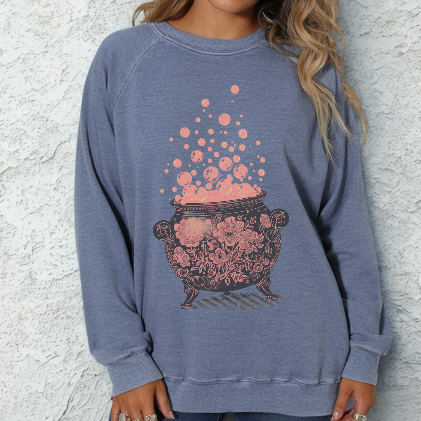 Floral Cauldron Sweatshirt | Lane Seven French Terry Pullover